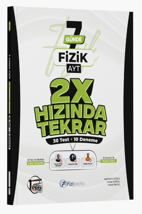 FİZİPEDİA YKS AYT 2X HIZINDA TEKRAR FİZİK - 2026